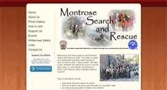 Desktop Screenshot of montrosesar.org
