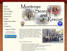 Tablet Screenshot of montrosesar.org